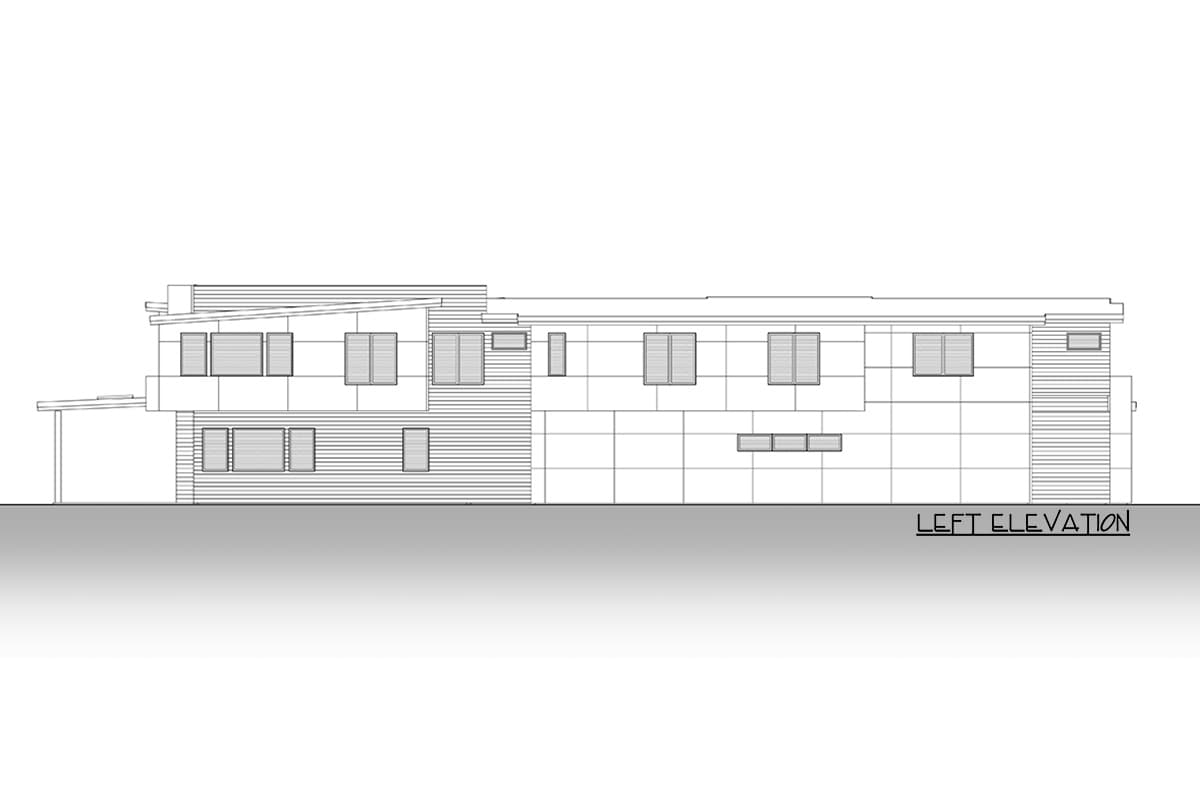 Plan 666152RAF: Modern Home Plan with Rooftop Deck and 2-Bed ADU - Image #6 - Contemporary, Modern, Northwest