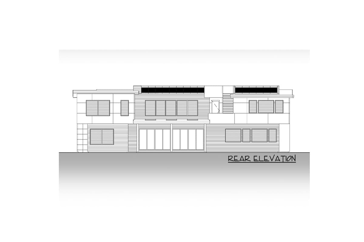Plan 666152RAF: Modern Home Plan with Rooftop Deck and 2-Bed ADU - Image #7 - Contemporary, Modern, Northwest