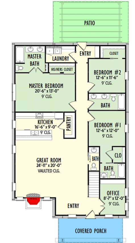 Plan 777004MTL: Rustic Mountain Home Plan with Large Second Floor Expansion Space - Floor Plan - Main Level - Craftsman, Mountain, Rustic, Vacation