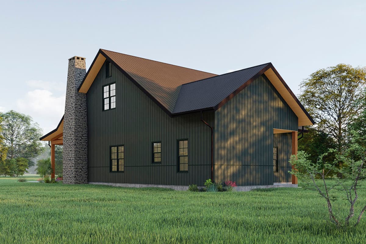 Plan 777005MTL: Country Cottage Plan with First Floor Master Bedroom - Image #6 - Cabin, Cottage, Country, Mountain, Rustic, Vacation