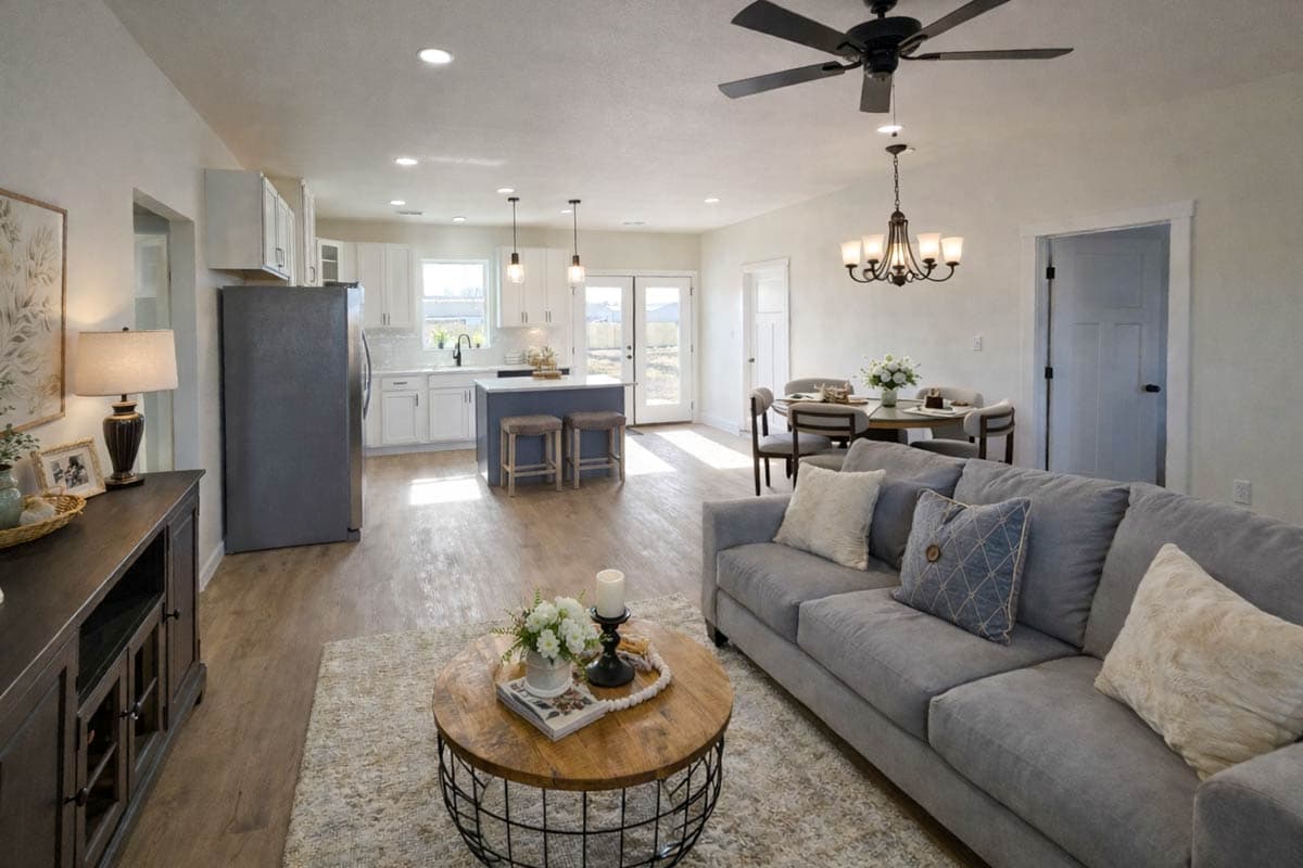 Plan 2543DH: New American Ranch with 3 Bedrooms and No Wasted Space - 1311 Sq Ft - Image #5 - Country, Craftsman, Modern Farmhouse, New American, Ranch, Traditional