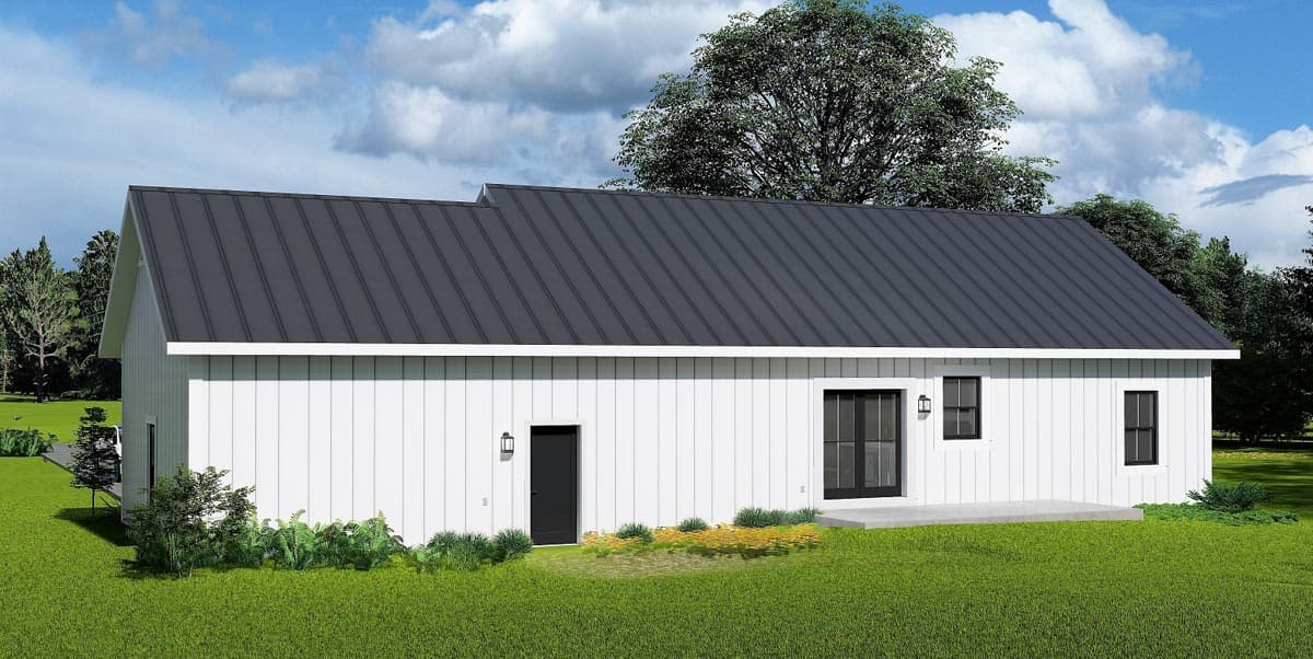 Plan 2543DH: New American Ranch with 3 Bedrooms and No Wasted Space - 1311 Sq Ft - Image #6 - Country, Craftsman, New American, Ranch