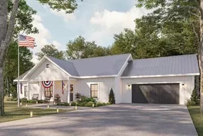 New American Ranch with 3 Bedrooms and No Wasted Space - 1311 Sq Ft