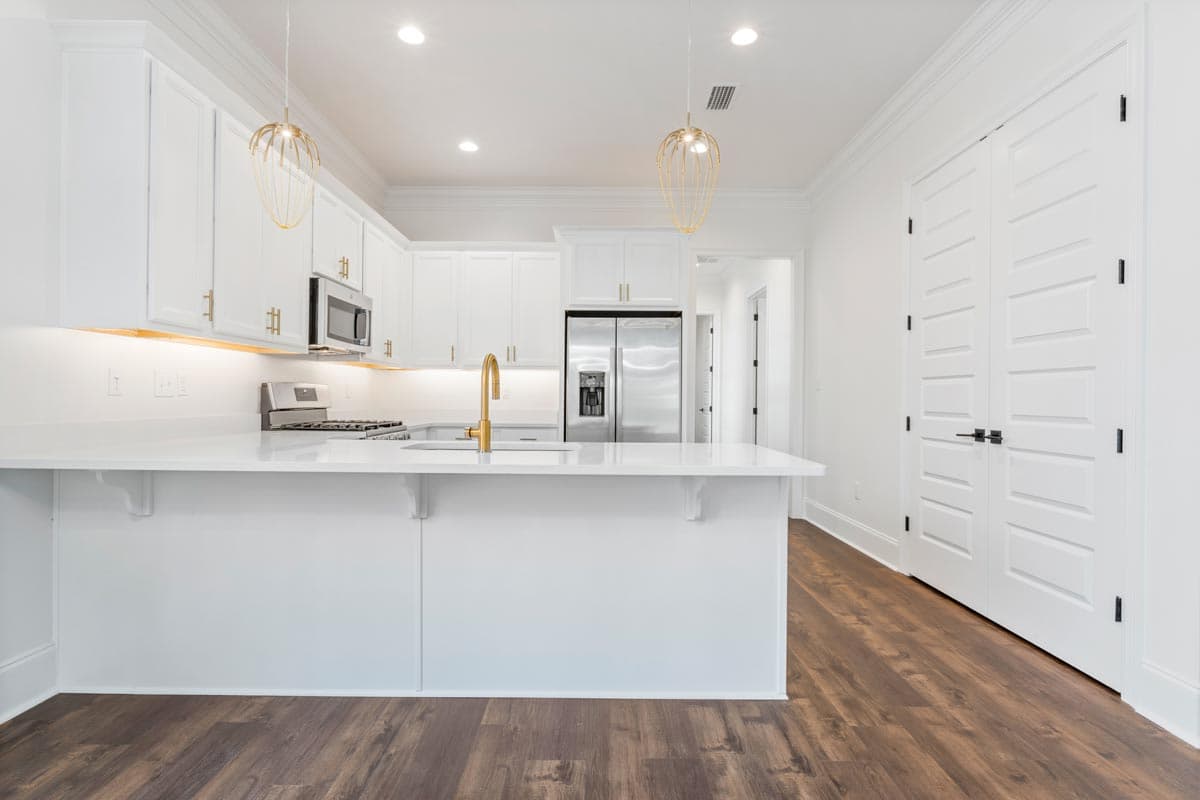 Plan 521014TTL: Narrow Southern Cottage with Rear Double Garage - Image #6 - Cottage, Country, Southern, Traditional