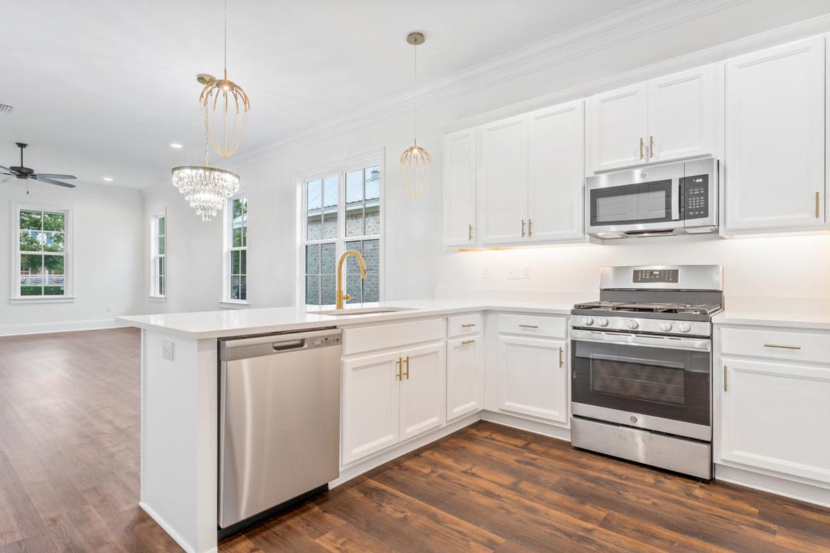 Plan 521014TTL: Narrow Southern Cottage with Rear Double Garage - Image #8 - Cottage, Country, Southern, Traditional