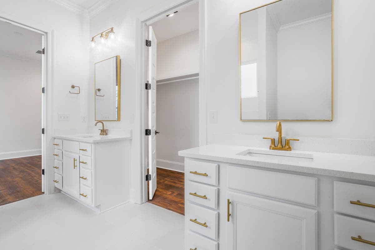 Plan 521014TTL: Narrow Southern Cottage with Rear Double Garage - Image #12 - Cottage, Country, Southern, Traditional