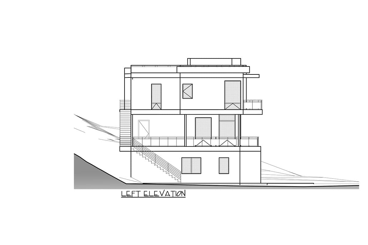 Plan 666159RAF: Modern Northwest Home Plan with Dramatic Foyer - Image #6 - Mid Century Modern, Modern, Northwest