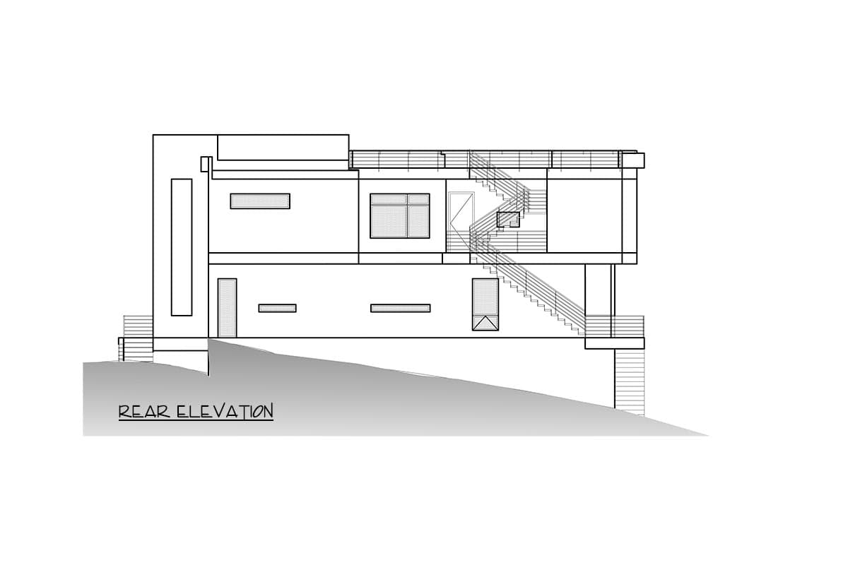 Plan 666159RAF: Modern Northwest Home Plan with Dramatic Foyer - Image #7 - Mid Century Modern, Modern, Northwest