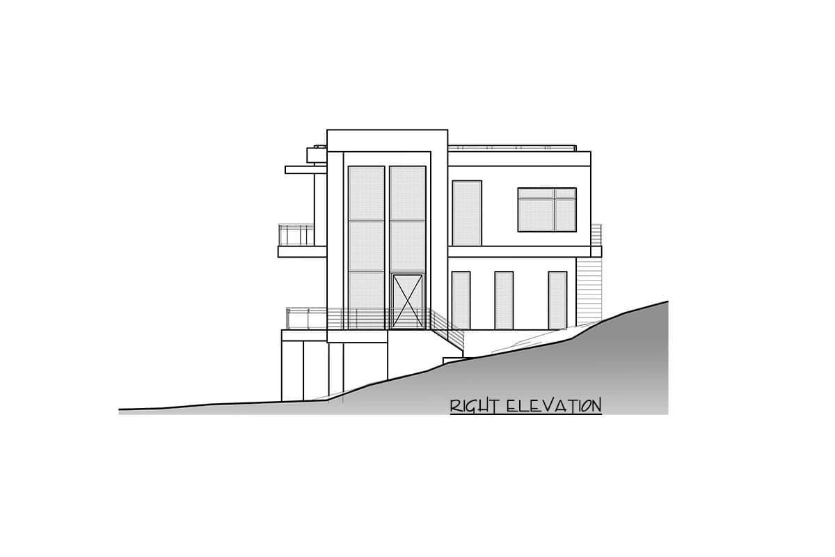 Plan 666159RAF: Modern Northwest Home Plan with Dramatic Foyer - Image #8 - Mid Century Modern, Modern, Northwest