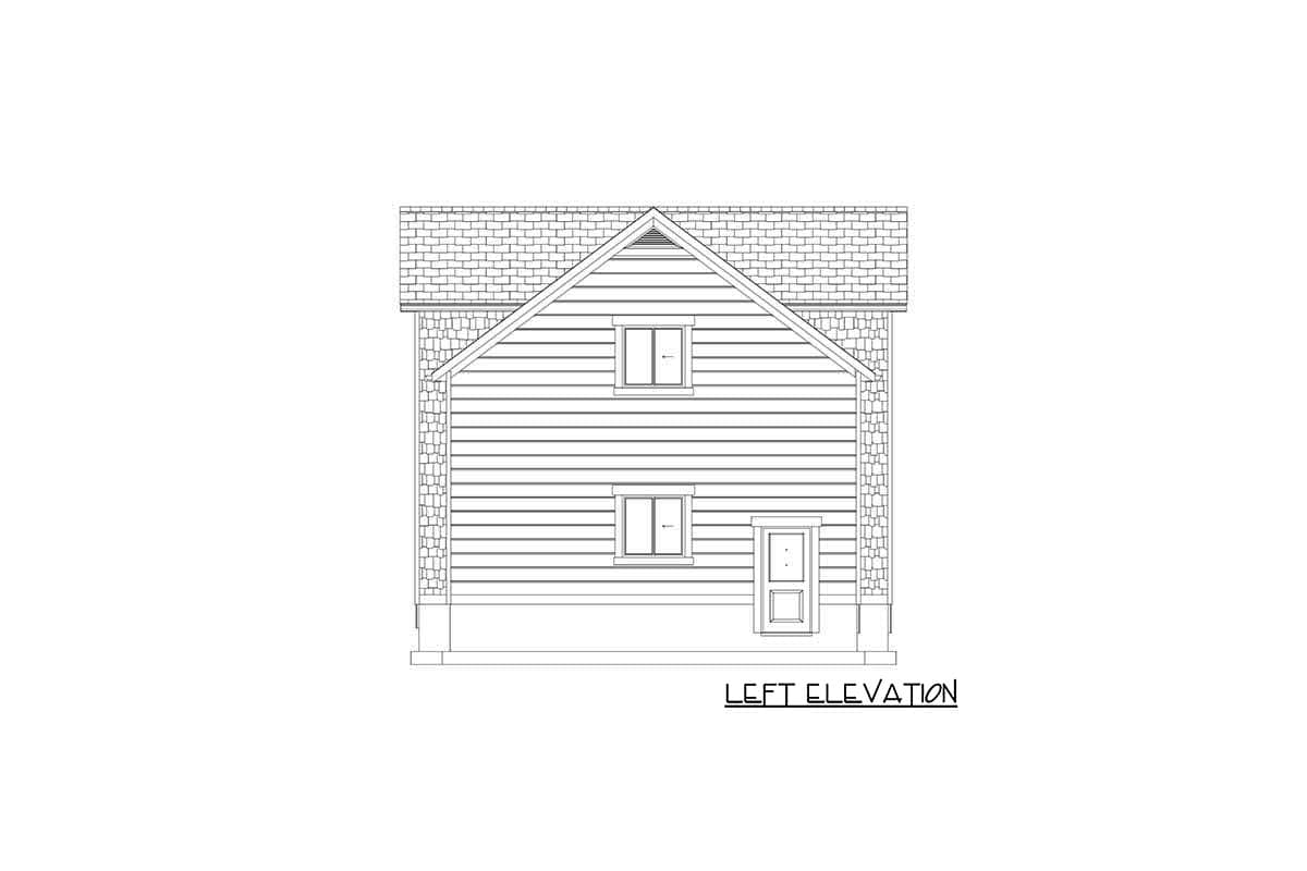 Plan 61279UT: Detached Garage with Drive-through RV Bay and Home Office Above - Image #13 - Mountain, New American, Traditional