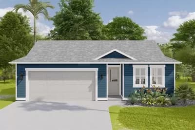 Detached 2-car Garage with Home Office