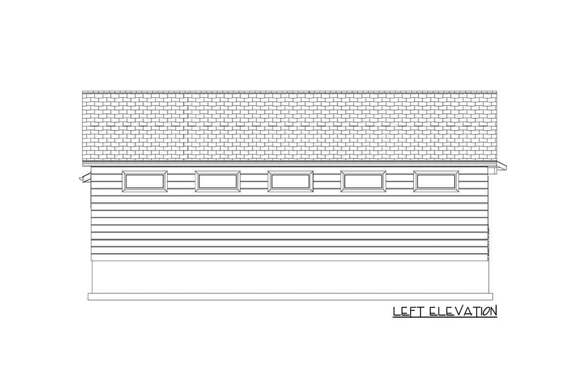 Plan 61284UT: Side-by-side RV Garage with Dedicated Storage Room - Image #6