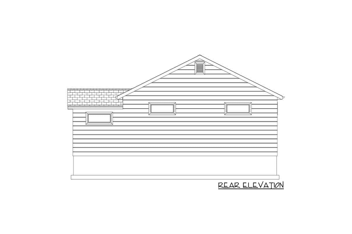 Plan 61284UT: Side-by-side RV Garage with Dedicated Storage Room - Image #7