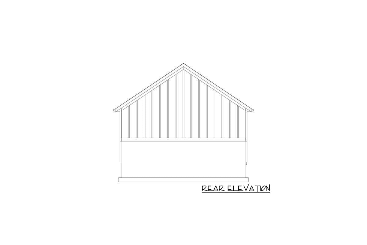 Plan 61285UT: 48-foot Deep 2-car Garage with Bathroom - Image #10 - Traditional