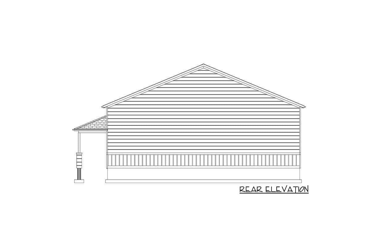 Plan 61286UT: 3000 Sq Ft 6-Car Garage with Front and Side Access - Image #10 - Country, Rustic