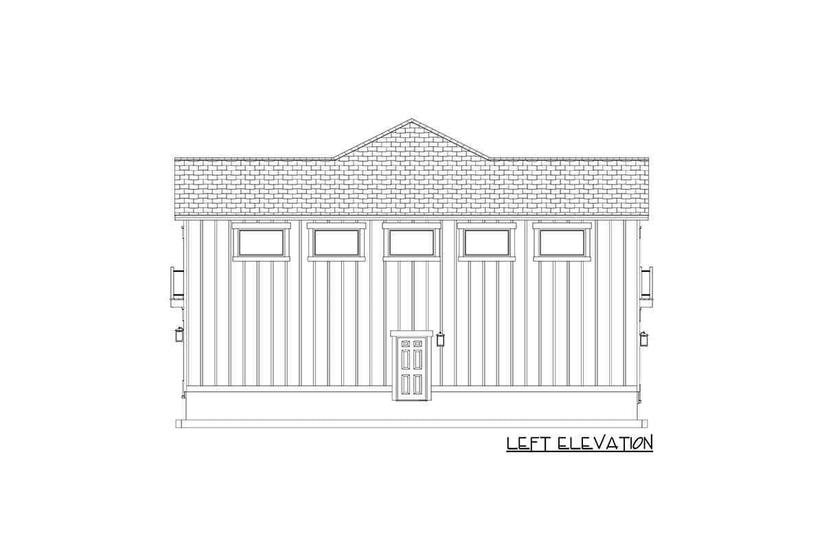 Plan 61289UT: New American RV Garage Apartment with Upstairs Deck - Image #13 - Carriage, Mountain, New American
