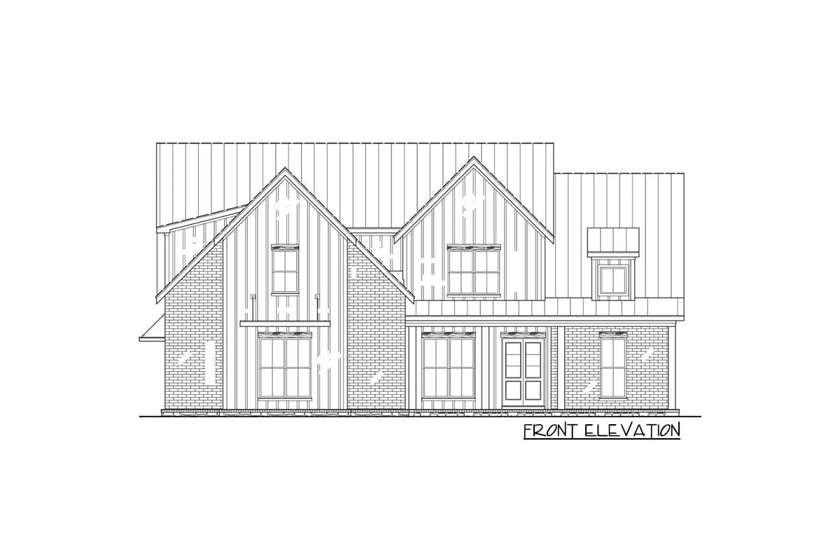 Plan 12070JL: New American Farmhouse Plan with Vaulted Open Floor Plan and a Quiet Home Office - Image #19 - Country, Farmhouse, Modern Farmhouse, New American, Traditional, Transitional