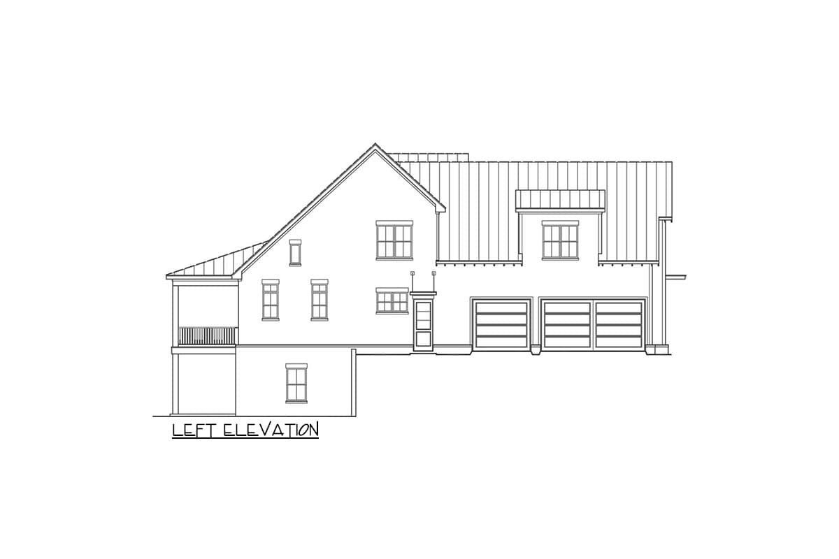 Plan 12070JL: New American Farmhouse Plan with Vaulted Open Floor Plan and a Quiet Home Office - Image #20 - Country, Farmhouse, Modern Farmhouse, New American, Traditional, Transitional