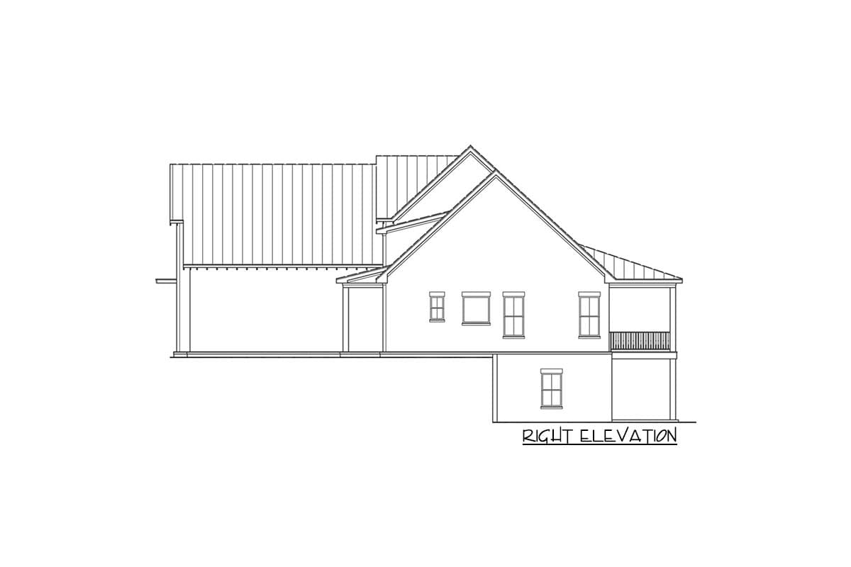 Plan 12070JL: New American Farmhouse Plan with Vaulted Open Floor Plan and a Quiet Home Office - Image #22 - Country, Farmhouse, Modern Farmhouse, New American, Traditional, Transitional