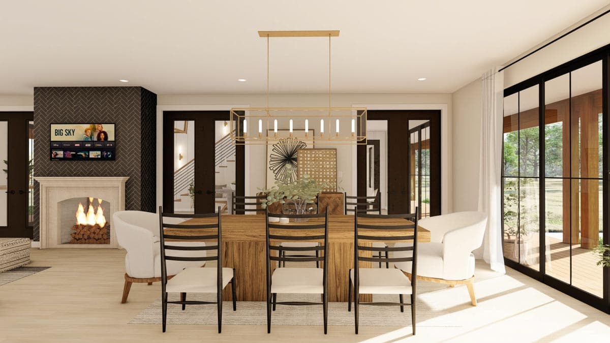 Plan 623096DJ: Modern Farmhouse Plan with Dogtrot and 5 Bedrooms - Image #8 - Country, Farmhouse, Modern Farmhouse, New American