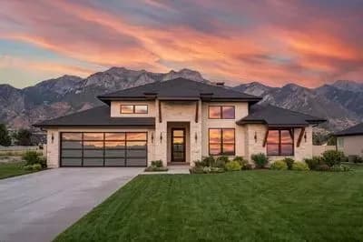 Split-Bed Transitional Home Plan with Open Living Space - 2308 Sq Ft