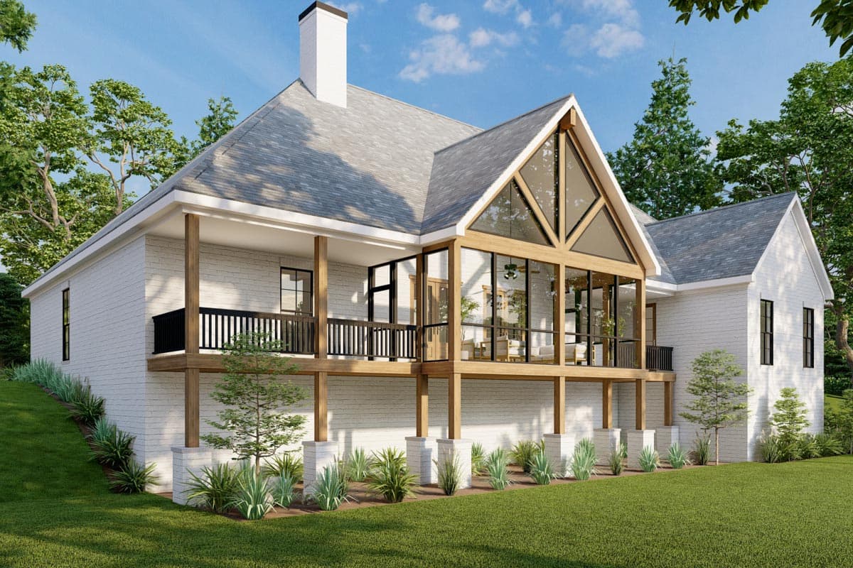 Plan 70762MK: 4-Bed Modern Farmhouse Plan with Split-bedroom Layout - Image #5 - Country, Farmhouse, Modern Farmhouse, New American, Ranch, Traditional