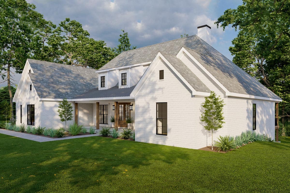 Plan 70762MK: 4-Bed Modern Farmhouse Plan with Split-bedroom Layout - Image #6 - Country, Farmhouse, Modern Farmhouse, New American, Ranch, Traditional
