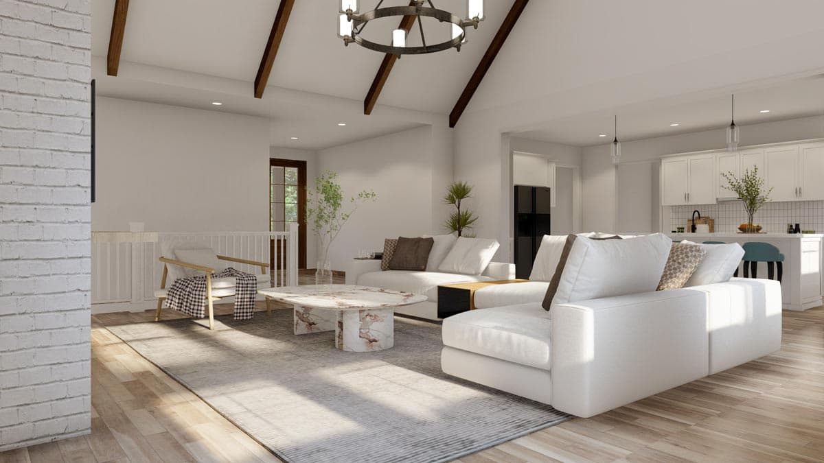 Plan 70762MK: 4-Bed Modern Farmhouse Plan with Split-bedroom Layout - Image #7 - Country, Farmhouse, Modern Farmhouse, New American, Ranch, Traditional