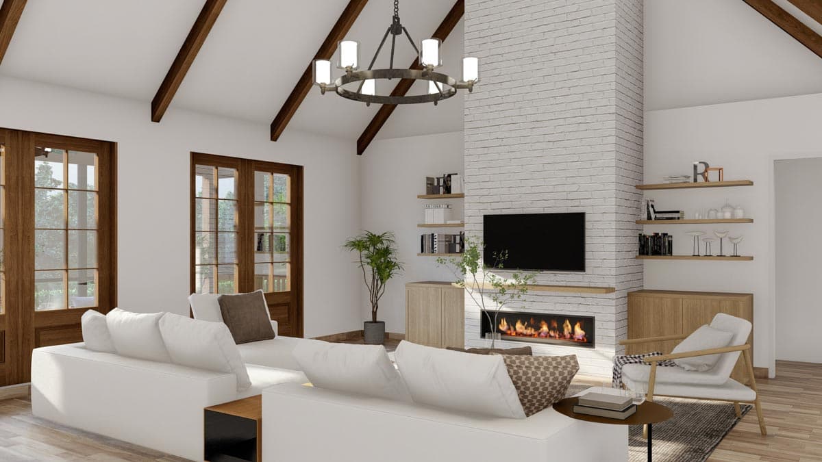 Plan 70762MK: 4-Bed Modern Farmhouse Plan with Split-bedroom Layout - Image #8 - Country, Farmhouse, Modern Farmhouse, New American, Ranch, Traditional