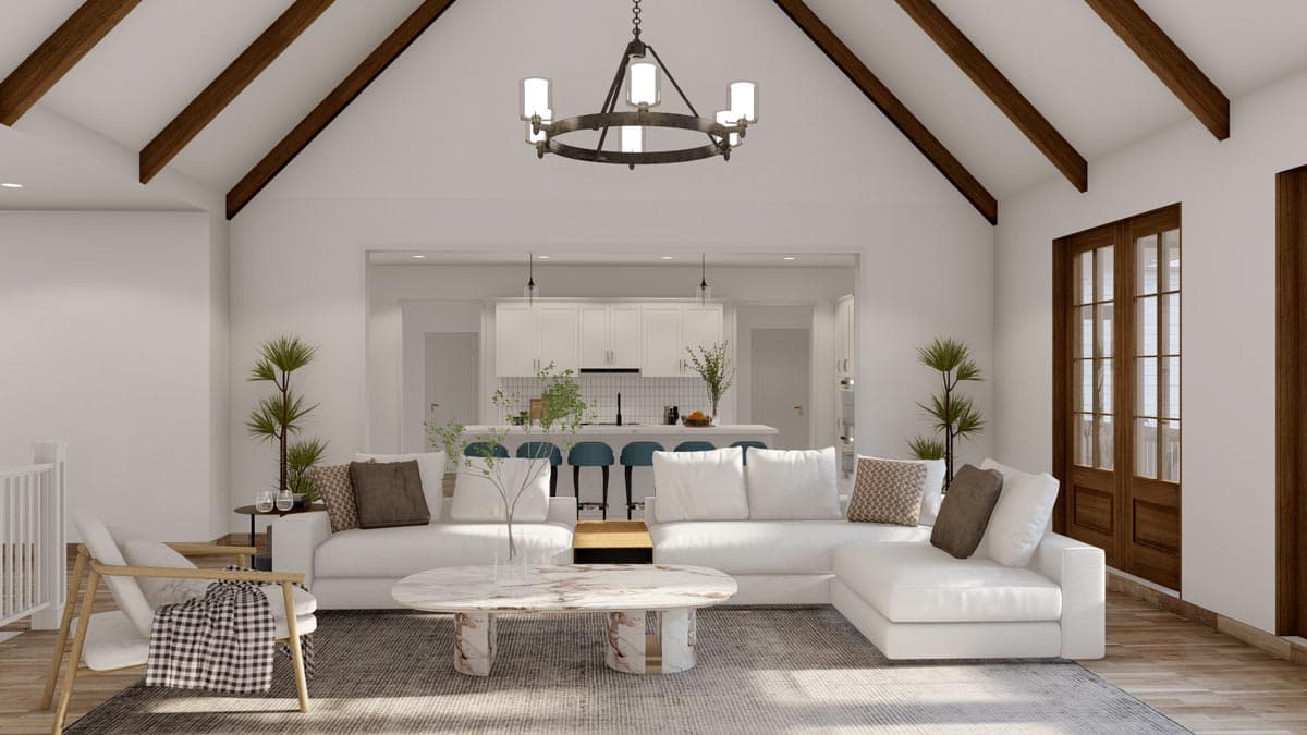 Plan 70762MK: 4-Bed Modern Farmhouse Plan with Split-bedroom Layout - Image #9 - Country, Farmhouse, Modern Farmhouse, New American, Ranch, Traditional