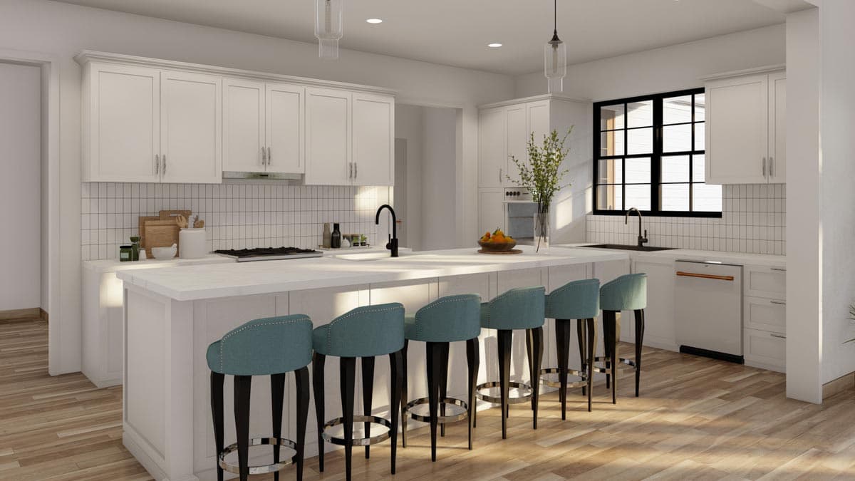 Plan 70762MK: 4-Bed Modern Farmhouse Plan with Split-bedroom Layout - Image #10 - Country, Farmhouse, Modern Farmhouse, New American, Ranch, Traditional