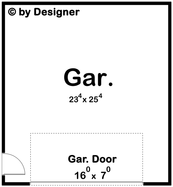 Plan 623099DJ: 2-car Garage Pitch with a Low-pitched Roof - Floor Plan - Main Level - Traditional