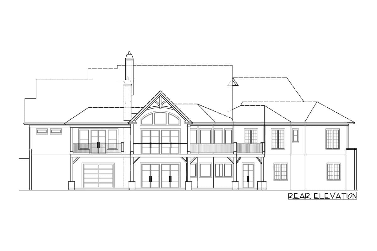 Plan 25713GE: Contemporary Craftsman House Plan with Angled Garage and Optional Lower Level - 3813 Sq Ft - Image #17 - Craftsman, Mountain, New American, Rustic