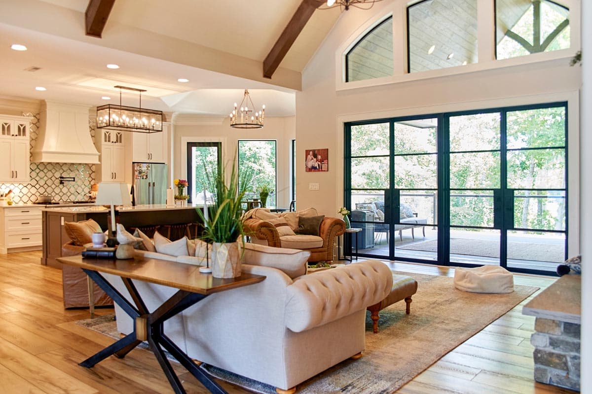 Plan 25713GE: Contemporary Craftsman House Plan with Angled Garage and Optional Lower Level - 3813 Sq Ft - Image #5 - Craftsman, Mountain, New American, Rustic