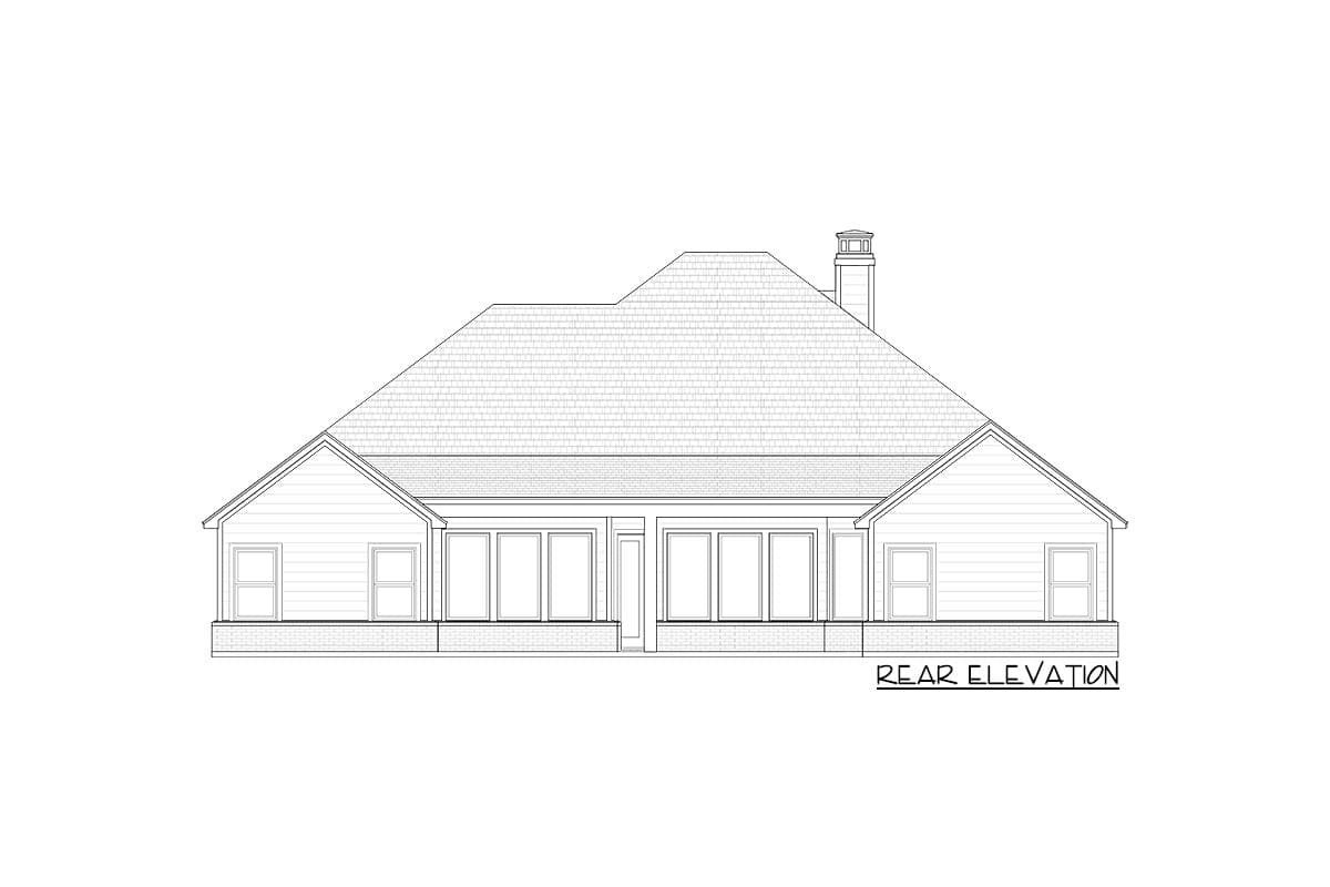 Plan 818010JSS: Split-bed Craftsman Ranch Plan with Game Room - Image #4 - Craftsman, New American, Ranch