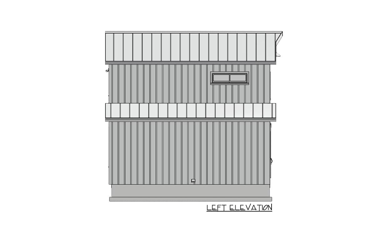 Plan 430819SNG: 900 Square Foot Farmhouse with Optional 2-car Garage - Image #18 - Cottage, Country, Farmhouse, Vacation