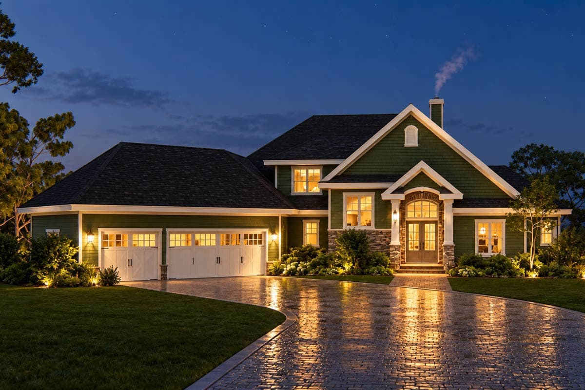 Plan 871020JEN: 3-Bed New American Home Plan with Basement Built for Entertaining - Image #2 - Craftsman, New American