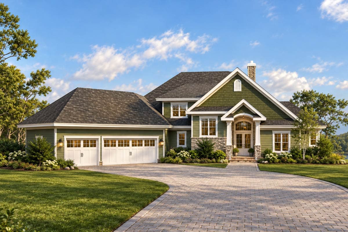 Plan image - 871020JEN:3-Bed New American Home Plan with Basement Built for Entertaining
