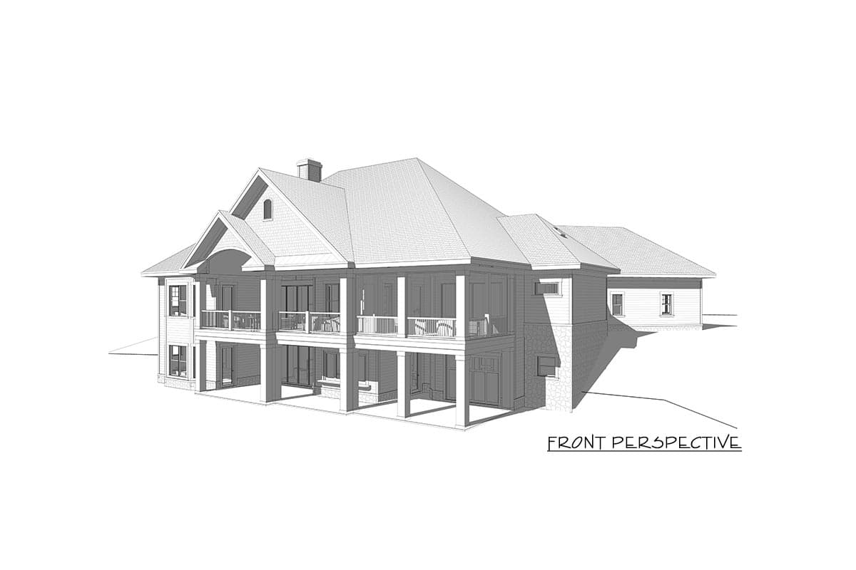 Plan 871020JEN: 3-Bed New American Home Plan with Basement Built for Entertaining - Image #13 - Craftsman, New American
