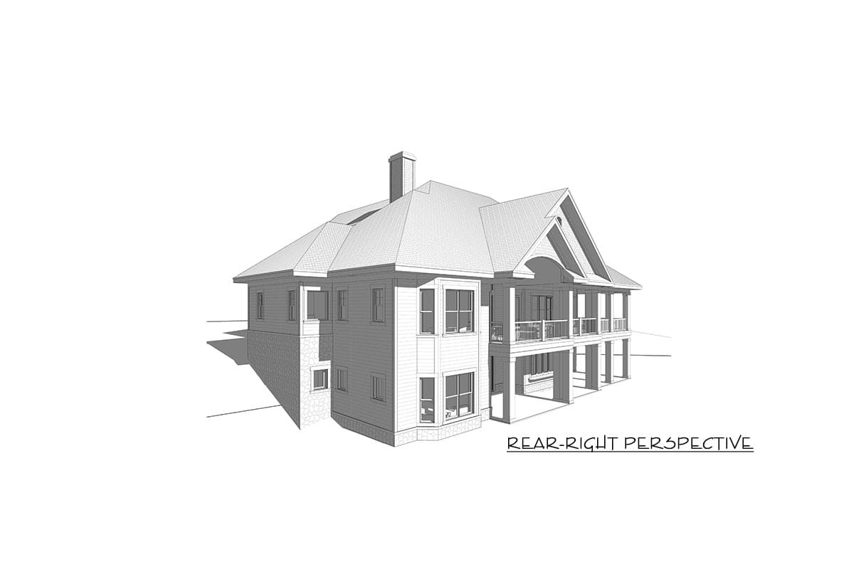 Plan 871020JEN: 3-Bed New American Home Plan with Basement Built for Entertaining - Image #14 - Craftsman, New American