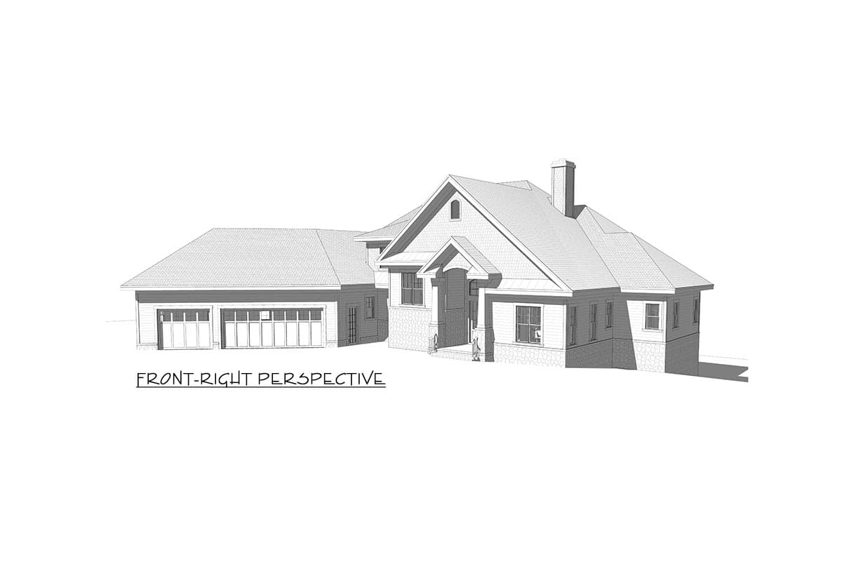 Plan 871020JEN: 3-Bed New American Home Plan with Basement Built for Entertaining - Image #15 - Craftsman, New American