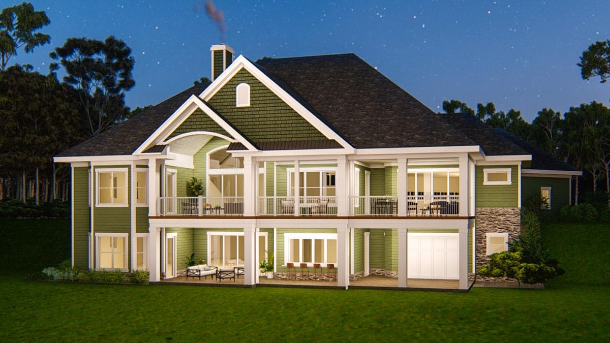 Plan 871020JEN: 3-Bed New American Home Plan with Basement Built for Entertaining - Image #11 - Craftsman, New American