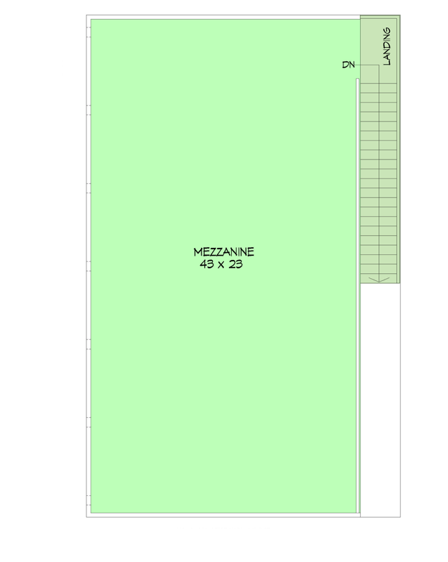 Plan 68982VR: Contemporary RV Garage with Rooftop Deck - Floor Plan - Rooftop - Contemporary