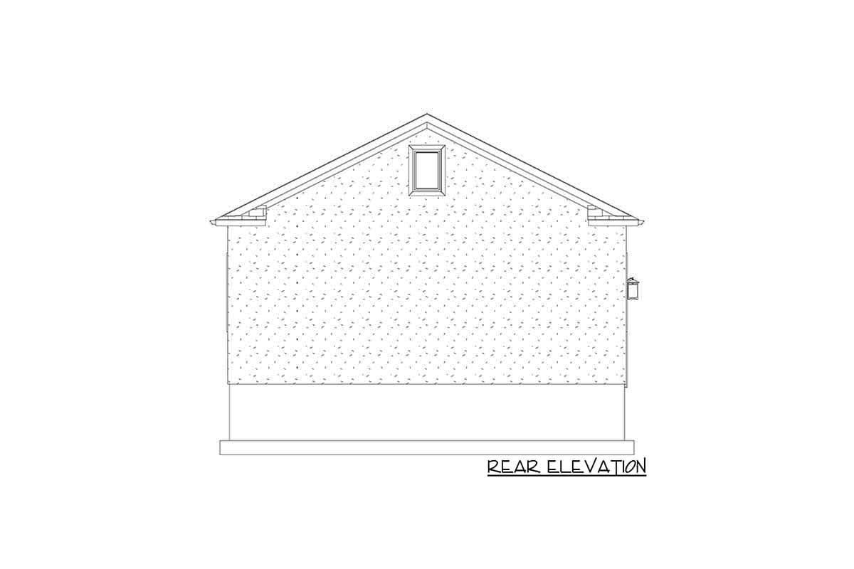 Plan 61293UT: 2-car Detached Garage with Storage in Back - Image #7 - Traditional