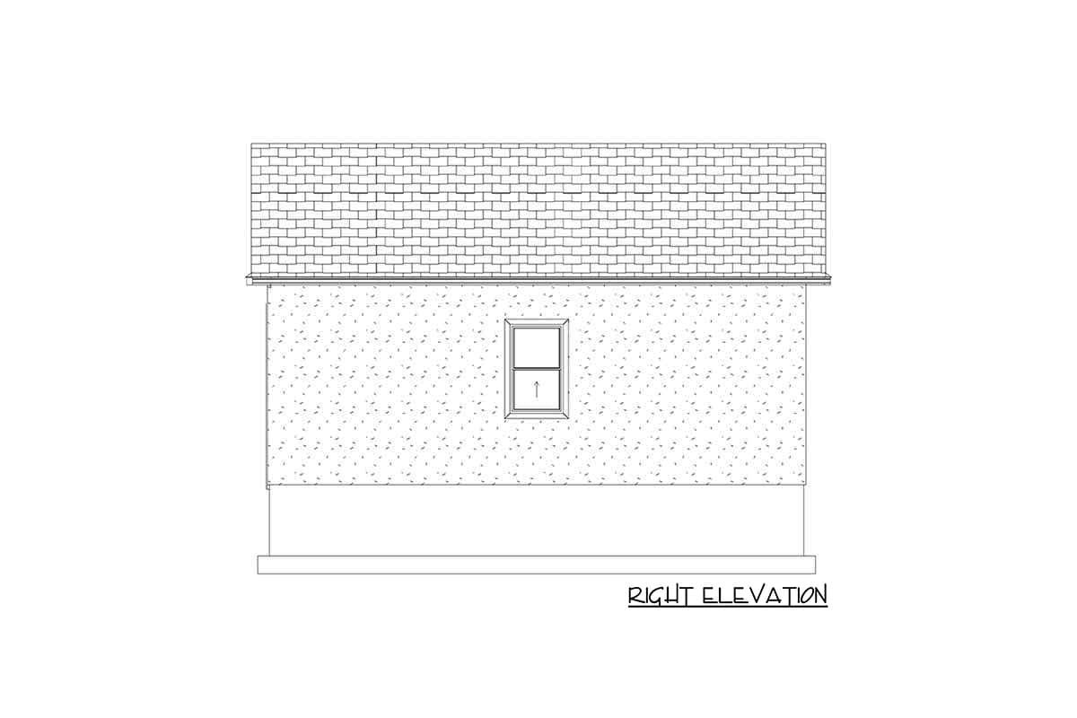 Plan 61293UT: 2-car Detached Garage with Storage in Back - Image #8 - Traditional