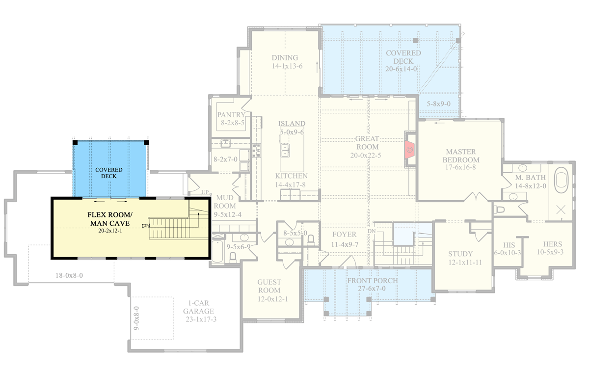 Plan 95160RW: Mountain Craftsman House Plan with Luxury Master Wing and Walkout Basement - Floor Plan - 2nd Floor - Craftsman, Mountain, New American, Rustic