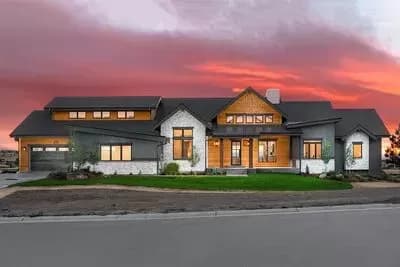 Mountain Craftsman House Plan with Luxury Master Wing and Walkout Basement