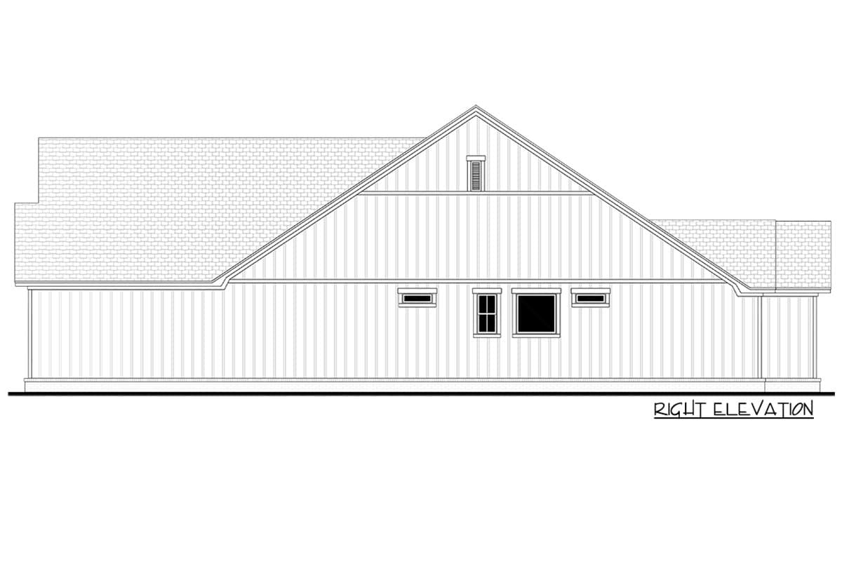 Plan 51911HZ: 4-bed New American Farmhouse with Open Concept Design - Image #6 - Country, Farmhouse, Modern Farmhouse, New American
