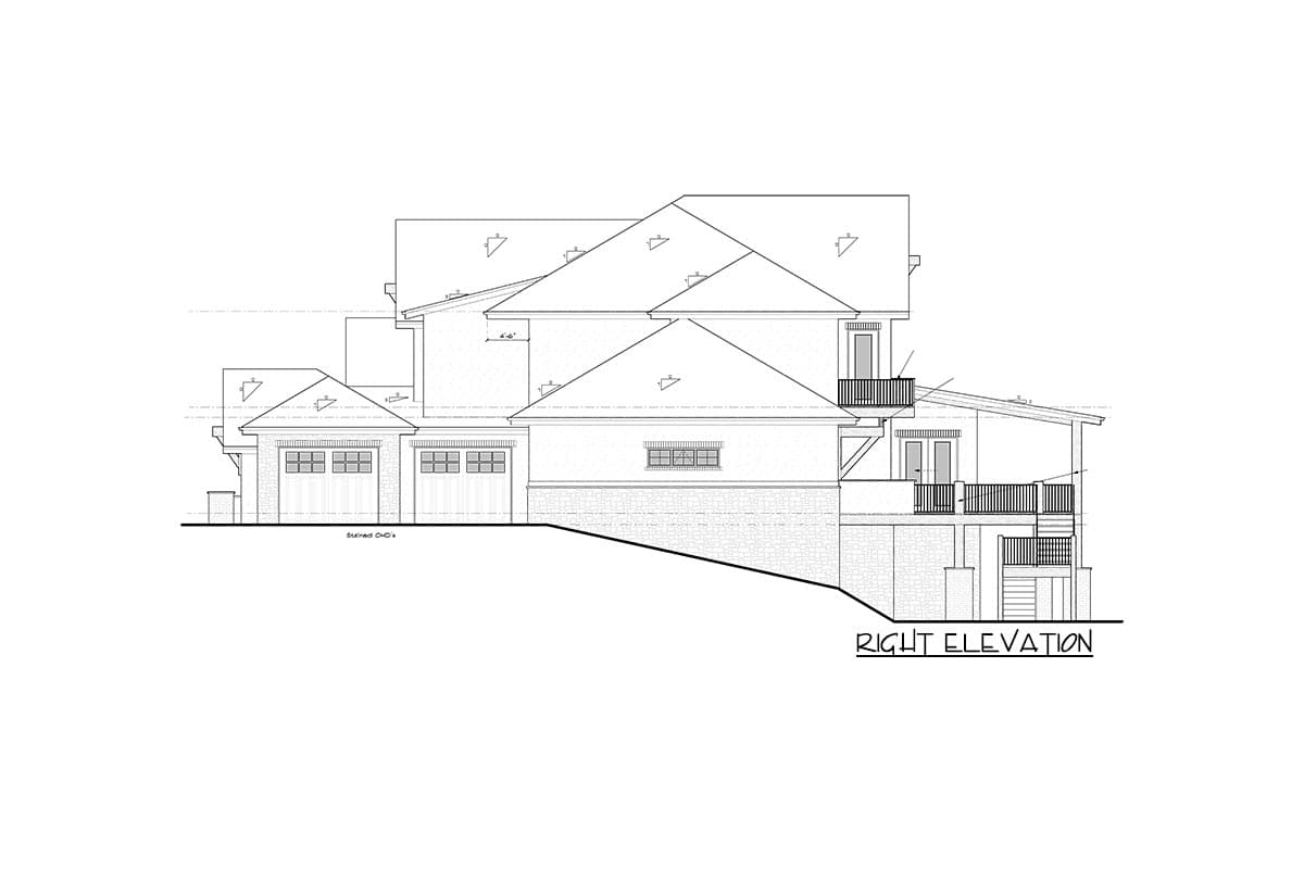 Plan 95164RW: New American Craftsman Plan with 2 Laundry Rooms - 5628 Sq Ft - Image #6 - Cottage, Craftsman, European, Mountain, New American, Northwest, Rustic, Traditional, Tudor
