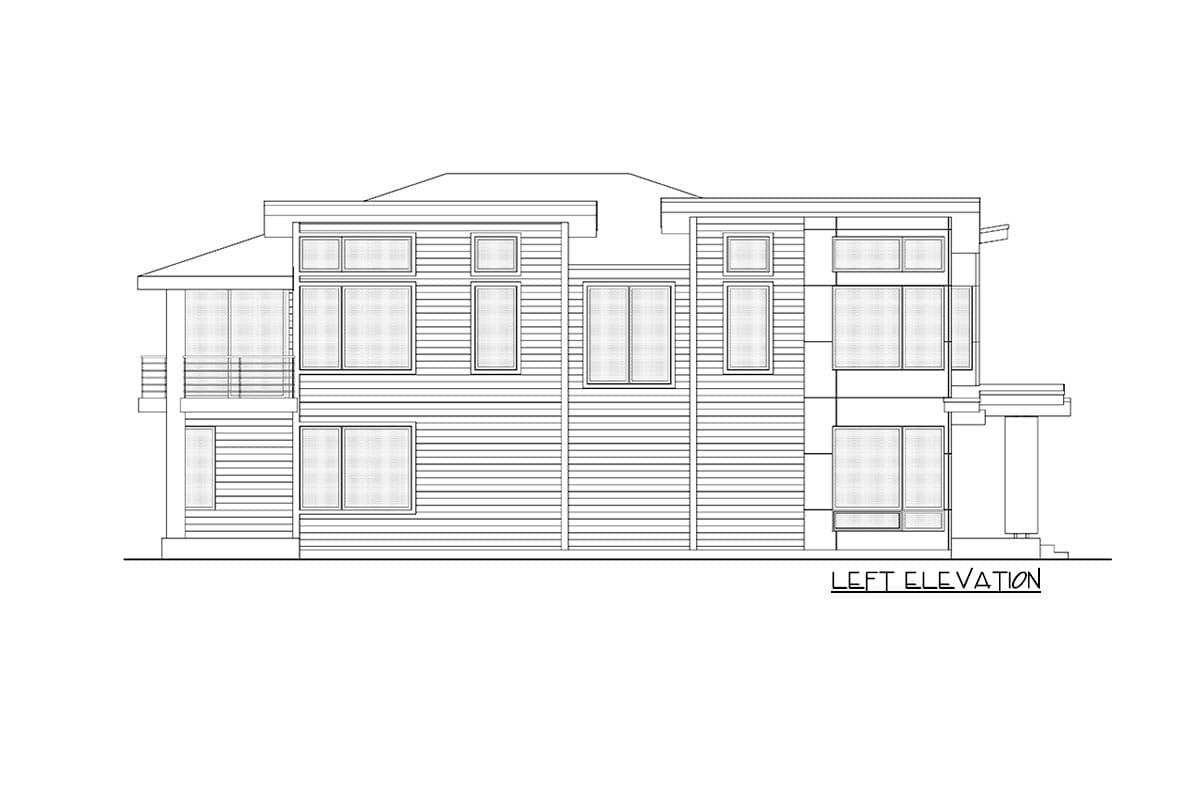 Plan 666167RAF: 2-Story Contemporary Northwest Home Plan with Second-level Living Space - Image #6 - Contemporary, Modern, Northwest, Prairie